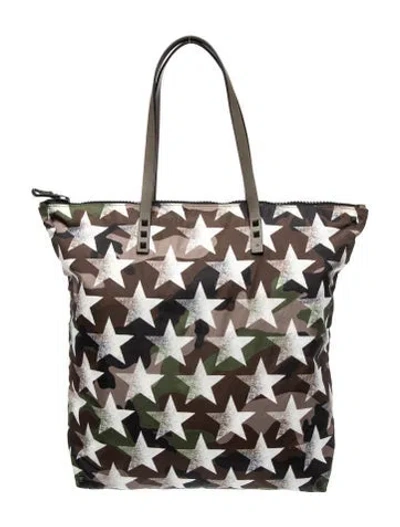 Pre-owned Valentino Garavani Nylon Tote In Multi