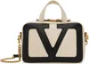 Valentino Garavani Viva Superstar Small Leather Duffle Bag In White