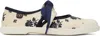Valentino Bay By Bay Ballerina Rubber-trimmed Printed Silk-jacquard Sneakers In R2m Burro-blu/marine