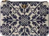 Valentino Off-white & Navy Vlogo Signature Pouch
