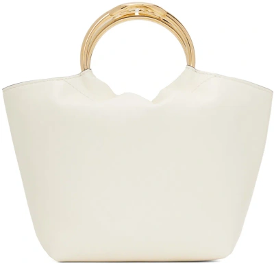 Valentino Garavani Off-white Carry Secrets Small Bag In 098 Ivory