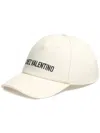 Valentino Garavani Ivory Cotton Baseball Cap With Adjustable Embroidered Logo In Off White