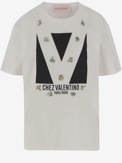 VALENTINO WHITE COTTON T-SHIRT