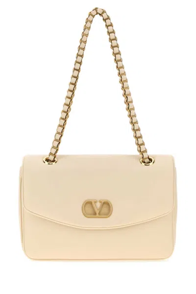 VALENTINO GARAVANI WOMEN OFF WHITE DJUNA MEDIUM SHOULDER BAG, ONESIZE LUXURY SHOULDER BAGS FOR WOMEN DARVEYS