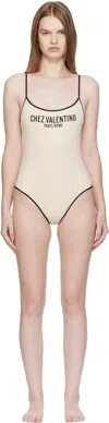 Valentino Spaghetti Straps Scoop Neckline High-cut Legs In Multi