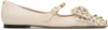 Valentino Off-white Mary-jane Bowow Ballerina Flats In White
