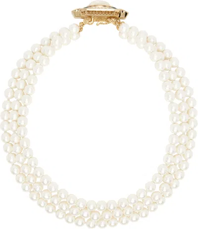 Valentino Garavani Off-white Pas Plus Necklace