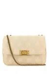 Valentino Off White Quiltied 67 Large Shoulder Bag In Off White
