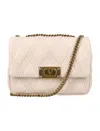 Valentino Off White Quiltied 67 Medium Shoulder Bag