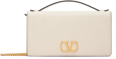 Valentino Garavani Off-white Vlogo Signature Chain Wallet Bag
