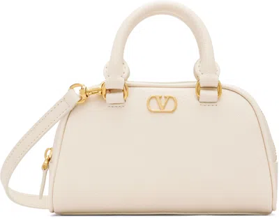 Valentino Garavani Off-white Vlogo Signature Mini Dome Bag