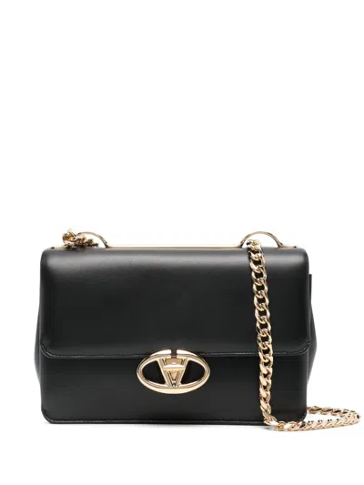 Valentino Garavani Vlogo Signature Shoulder Bag In Black