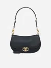 Valentino Ohval Small Leather Shoulder Bag In Black