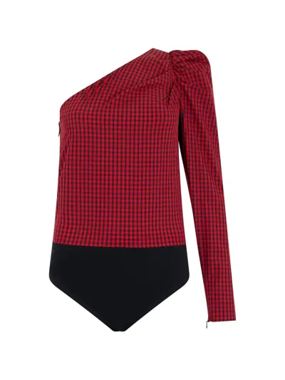 Valentino One-shoulder Body In Black