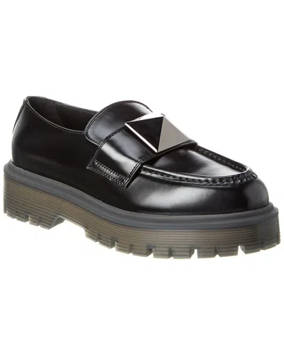 Valentino Garavani One Stud 45 Leather Loafer