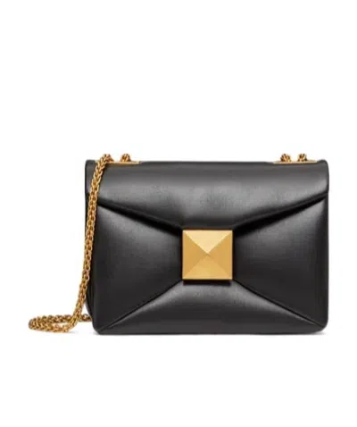 Valentino Garavani One Stud Crossbody Bag In Black
