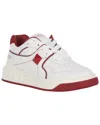 Valentino Garavani One Stud Low-top Sneaker Woman Lace-up Shoes Multicolored Size 7.5 Lambskin In Red