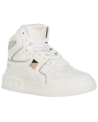 VALENTINO GARAVANI VALENTINO ONE STUD LEATHER SNEAKER