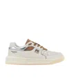 Valentino Multicolor Nappa Leather One Stud Sneakers In White