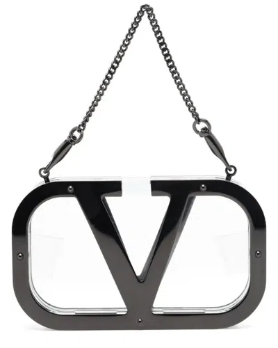Valentino Garavani Valentino One Stud Leather Thong Sandal In White