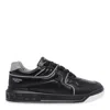Valentino One Stud Low-top Sneakers In Black