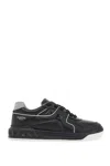 Valentino One Stud Low-top Sneakers In Black