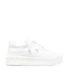Valentino Garavani Mens White One Stud Xl Chunky-sole Leather Low-top Trainers In White