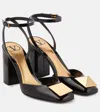 Valentino One Stud Patent Leather Pumps In Black