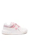 Valentino Low-cut Lace-up Sneakers In White