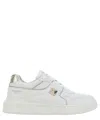 Valentino White Nappa Leather One Stud Sneakers In White