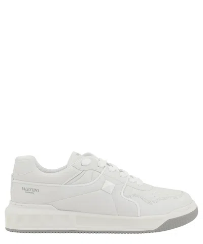 Valentino Garavani One Stud Sneakers In White