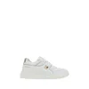 Valentino White Nappa Leather One Stud Sneakers In White