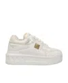 Valentino One Stud Xl Flatform Sneakers In White