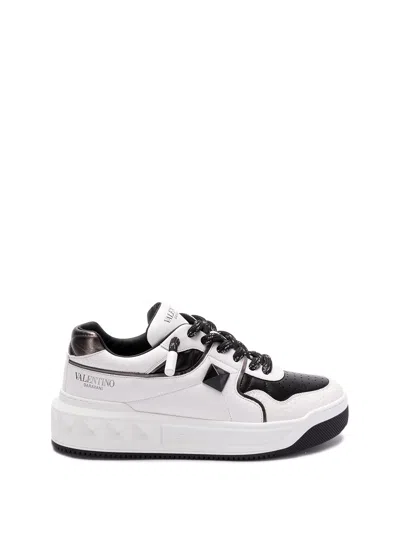 VALENTINO GARAVANI `ONE STUD XL` LEATHER SNEAKERS