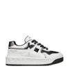 Valentino Leather Sneakers With Iconic Studs In White