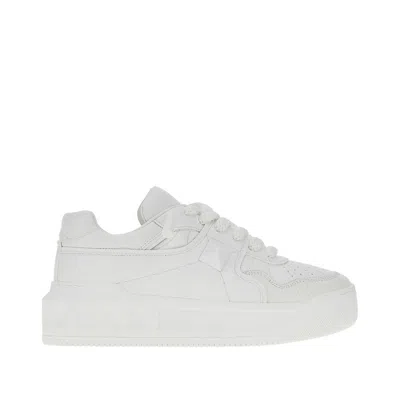 Valentino Garavani White Nappa Leather One Stud Xl Sneakers