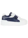 Valentino Two-tone Nappa Leather One Stud Sneakers In White