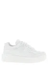 Valentino Garavani Mens White One Stud Xl Chunky-sole Leather Low-top Trainers