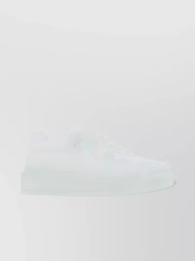 Valentino Garavani One Stud Xl Sneakers With Rockstud Detailing In White