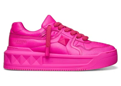 Pre-owned Valentino Garavani One Stud Xl (women's) Sneakers In Pink