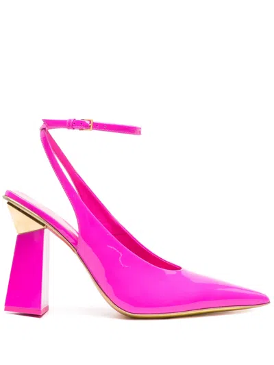 VALENTINO GARAVANI ONE STUDE HYPER 110MM LEATHER PUMPS