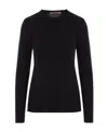 Valentino Open-back Knitted Top In Black