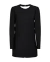 Valentino Open-back Minidress In Black