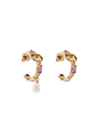 Valentino Garavani Open Earrings In Gold