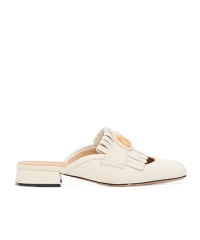 VALENTINO GARAVANI VALENTINO VLOGO PLAQUE SQUARE TOE SANDALS