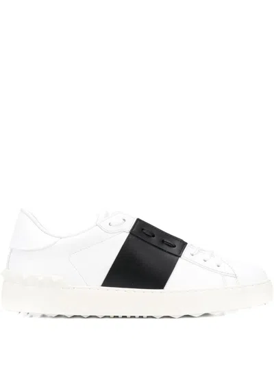 VALENTINO GARAVANI OPEN LEATHER SNEAKERS