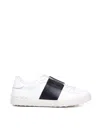 VALENTINO GARAVANI OPEN LEATHER SNEAKERS