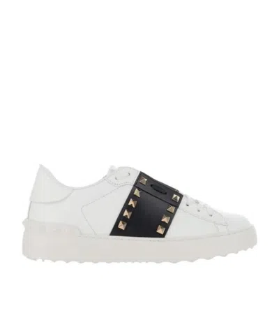 Valentino Garavani Open Low-top Slip-on Sneakers In White