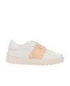 Valentino Open Low-top Sneakers In Nude