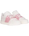 Valentino Open Skate Leather Sneaker In Pink